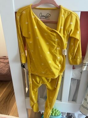 Bonsie Yellow Baby Pajama Skin to Skin
